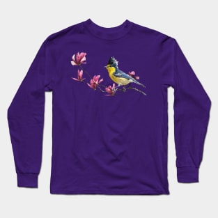 Yellow tit Long Sleeve T-Shirt